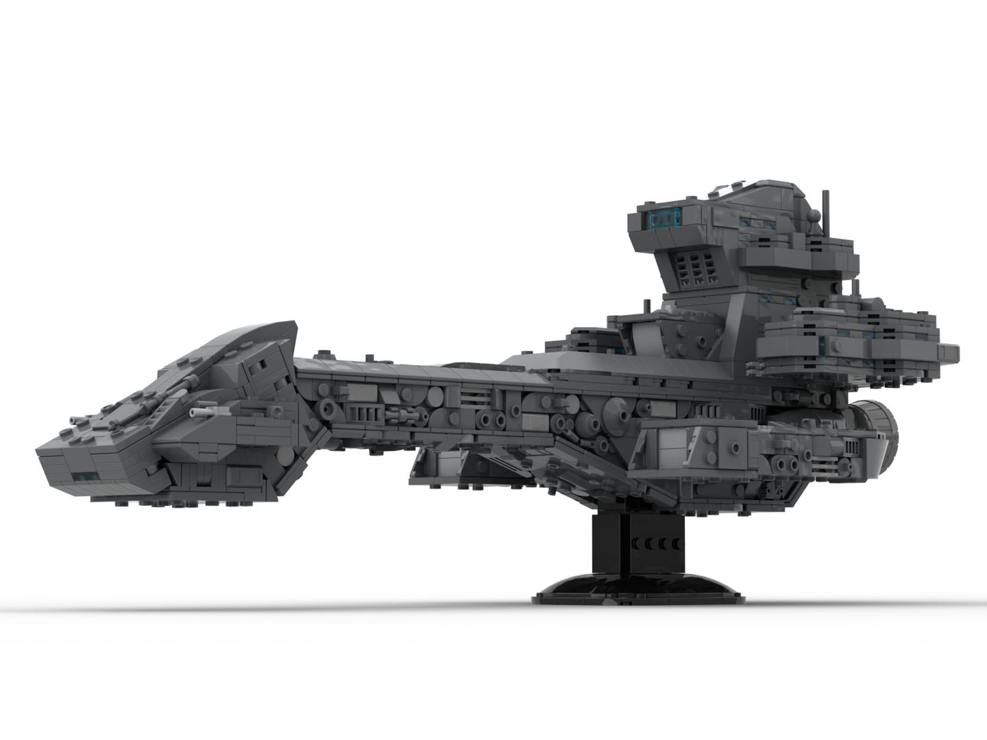 Stargate X-303 Prometheus Spaceship [Midi Scale]