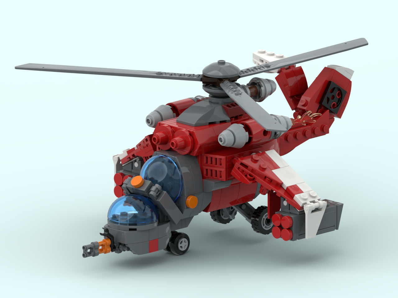 Tundran Territories Gunship (w/ Stand)
