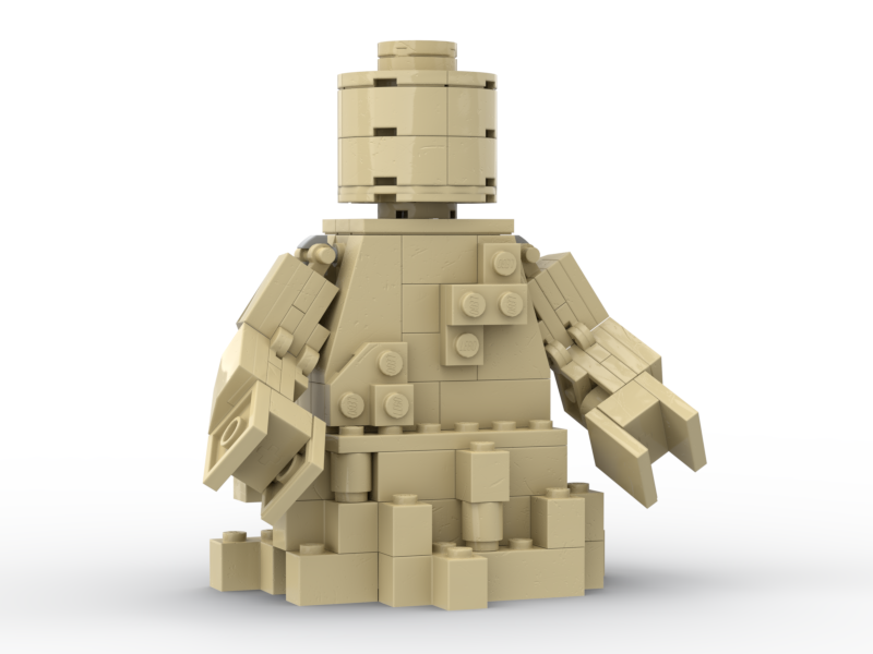 Minifig style Sandman (Lego Marvel Superheroes)