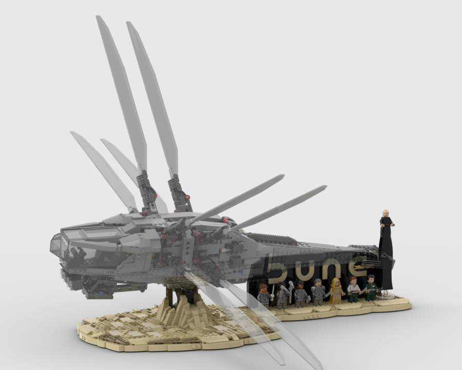 Display for set 10327 Dune Atreides Royal Ornithopter