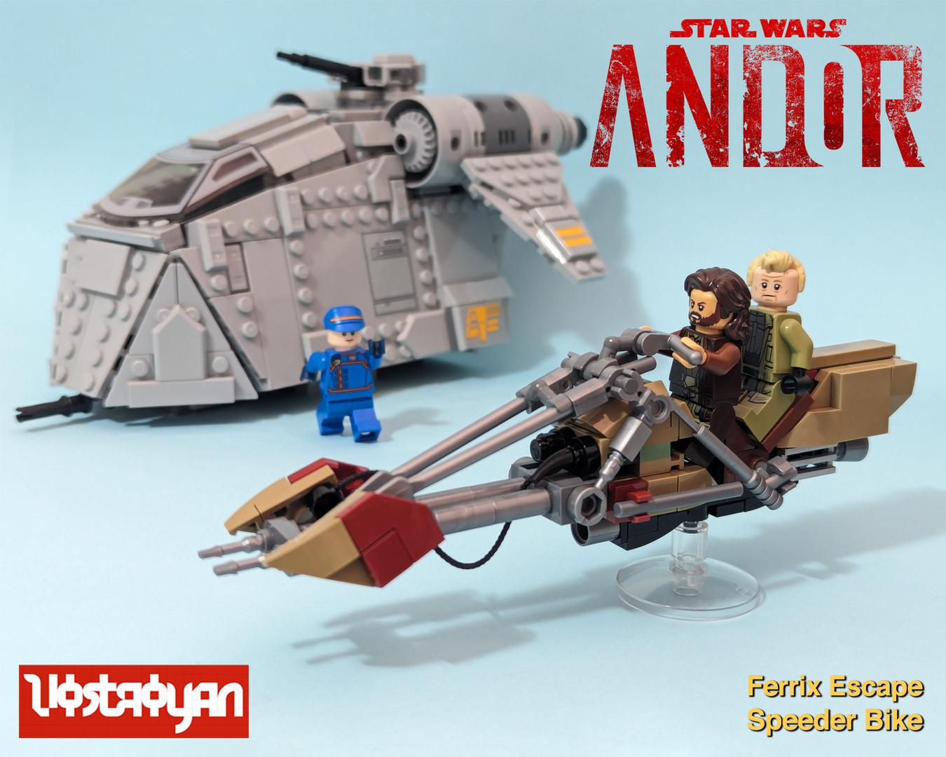 Andor's Ferrix Escape Speeder Bike