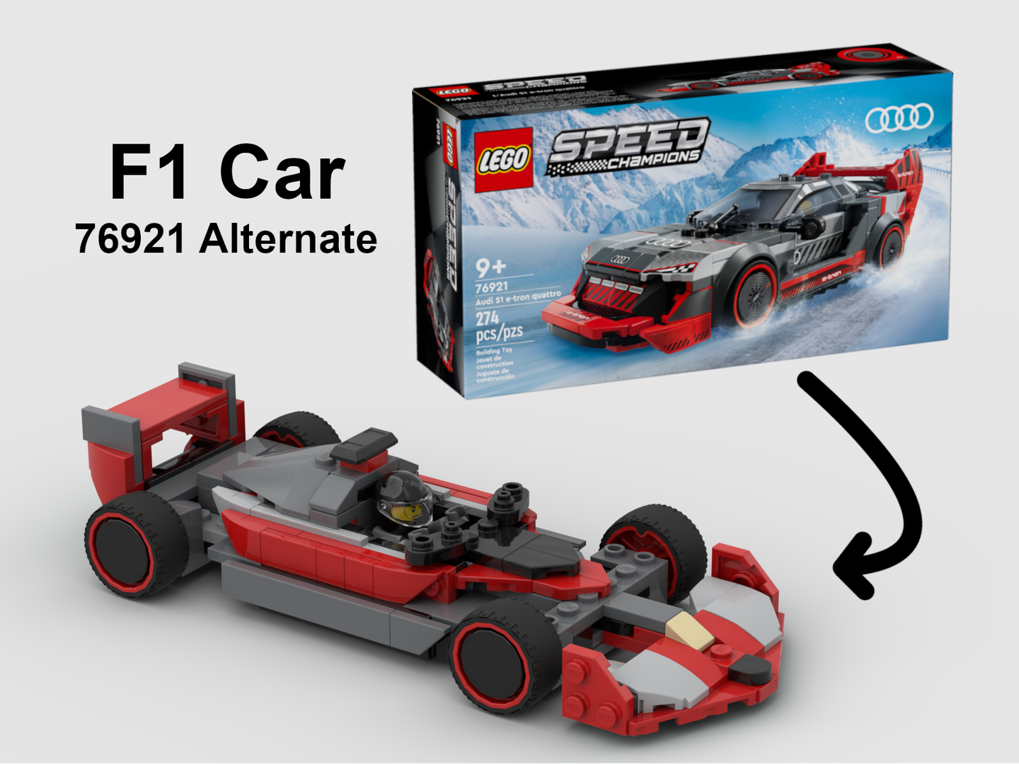 Audi F1 Car (76921) alternate build