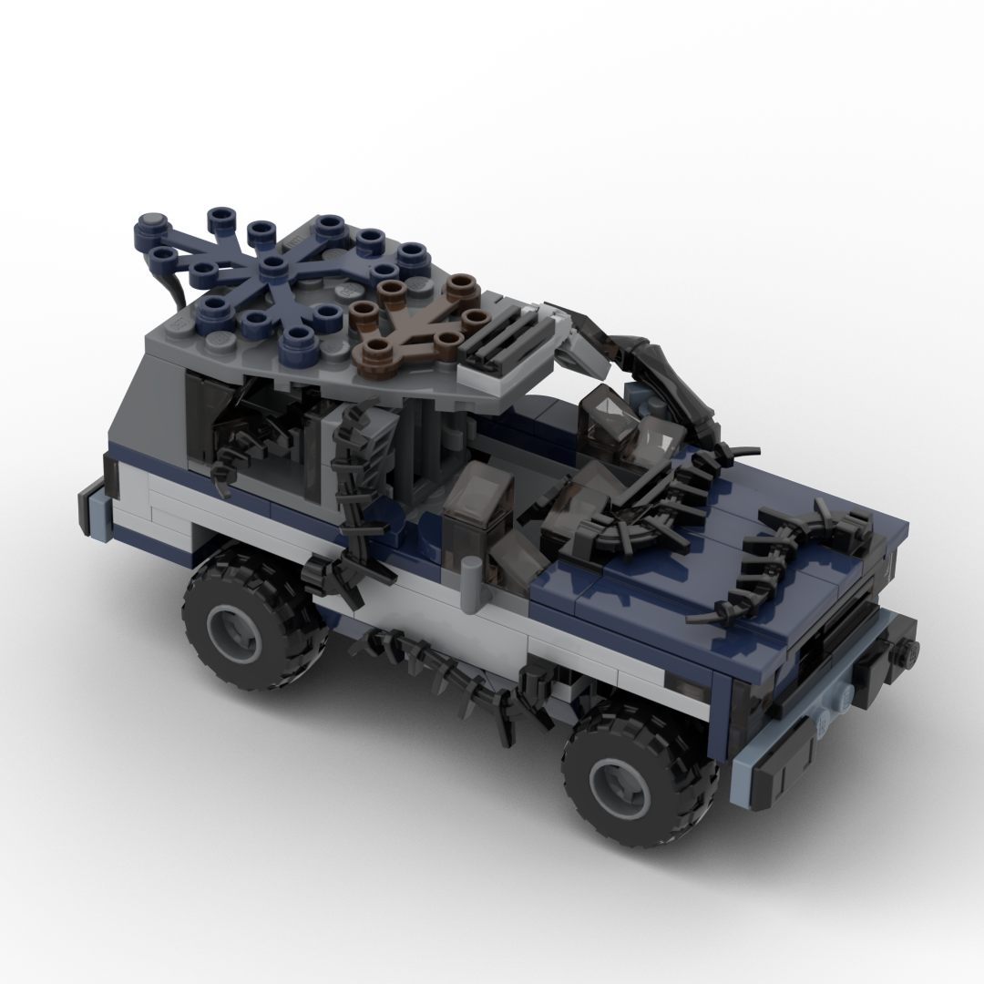 Jim Hopper's Chevy K5 Blazer rotting away in The Upside Down