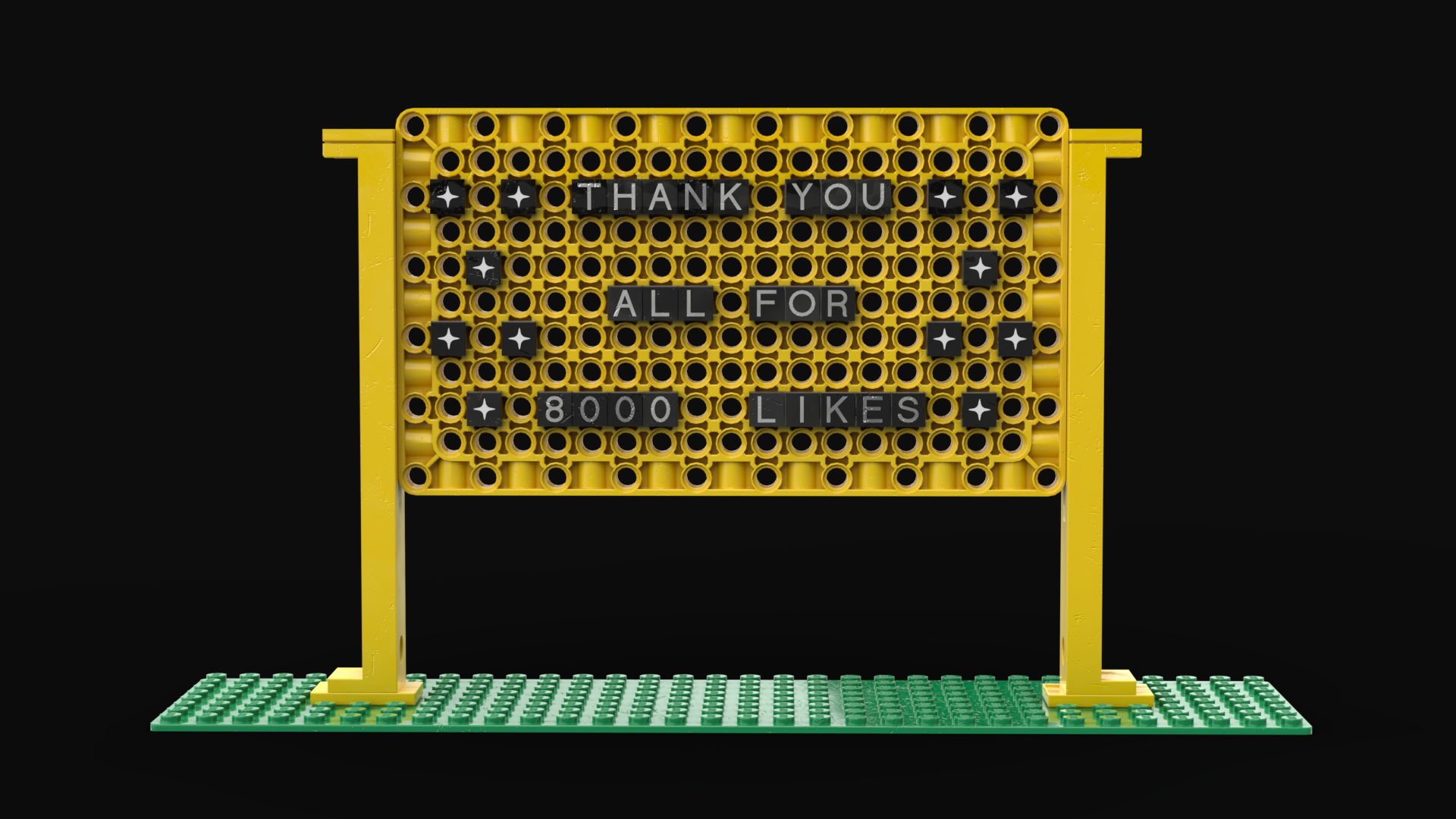 Thank You 8000 Likes (MOC-176603) - LEGO MOC | MOC Tracker