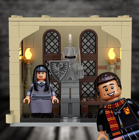 Minifigure Display Case - Castle Hallway