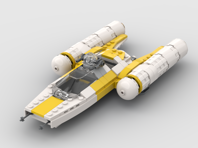 Midi-Scale Republic Y Wing Bomber from The Clone Wars