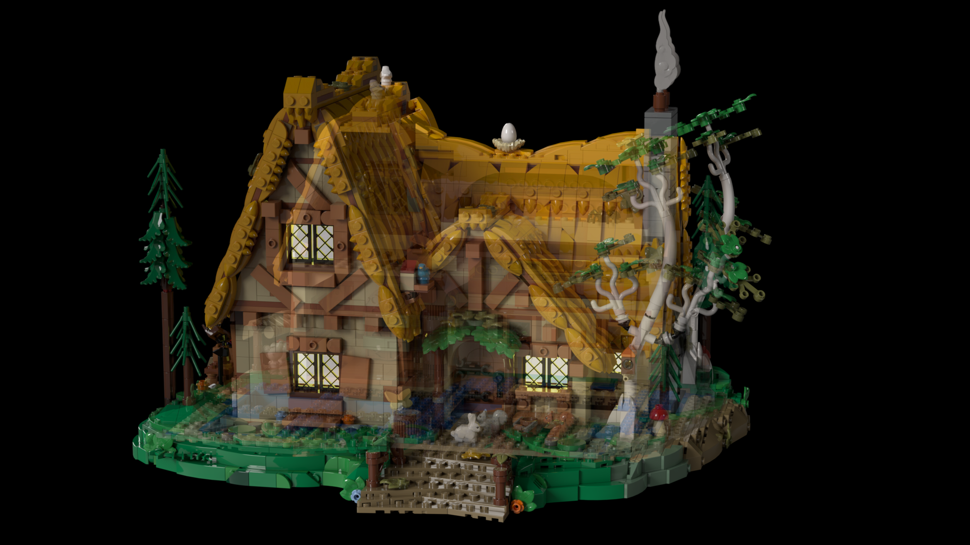 Snow White Cottage (BASE &amp; CLOSE BACK UPGRADE)