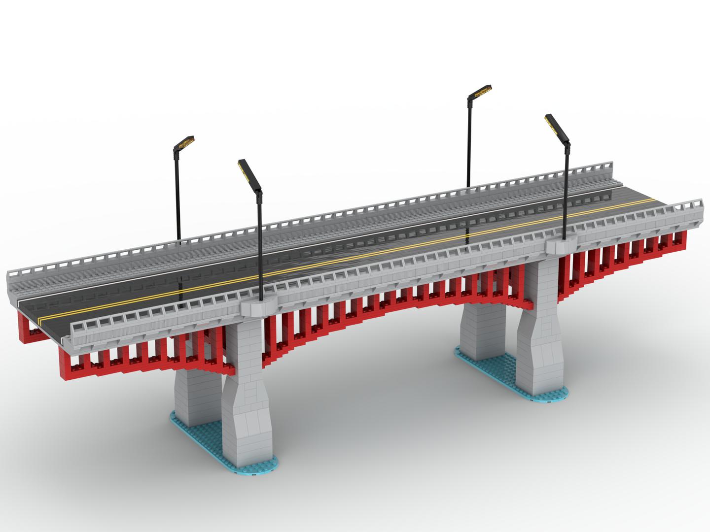 Steel Arch Bridge (MOC-177004) - LEGO MOC | MOC Tracker
