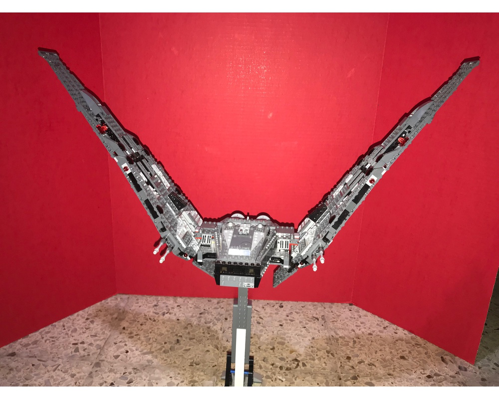 Foldable wing mod 75104 Kylo Ren Command Shuttle by Hrodas