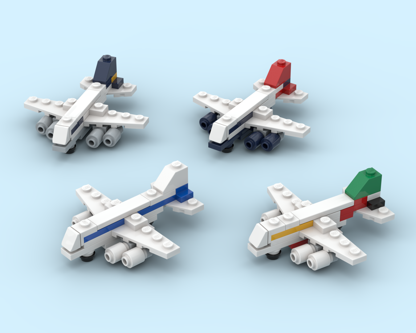 Micro scale A380 (Pack + Individual parts lists)
