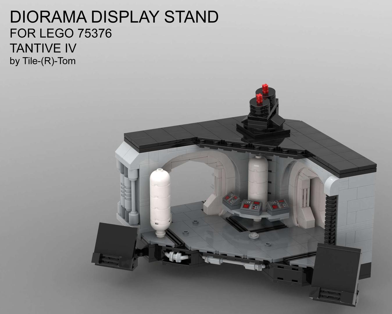 Diorama Display Stand for 75376 Tantive IV