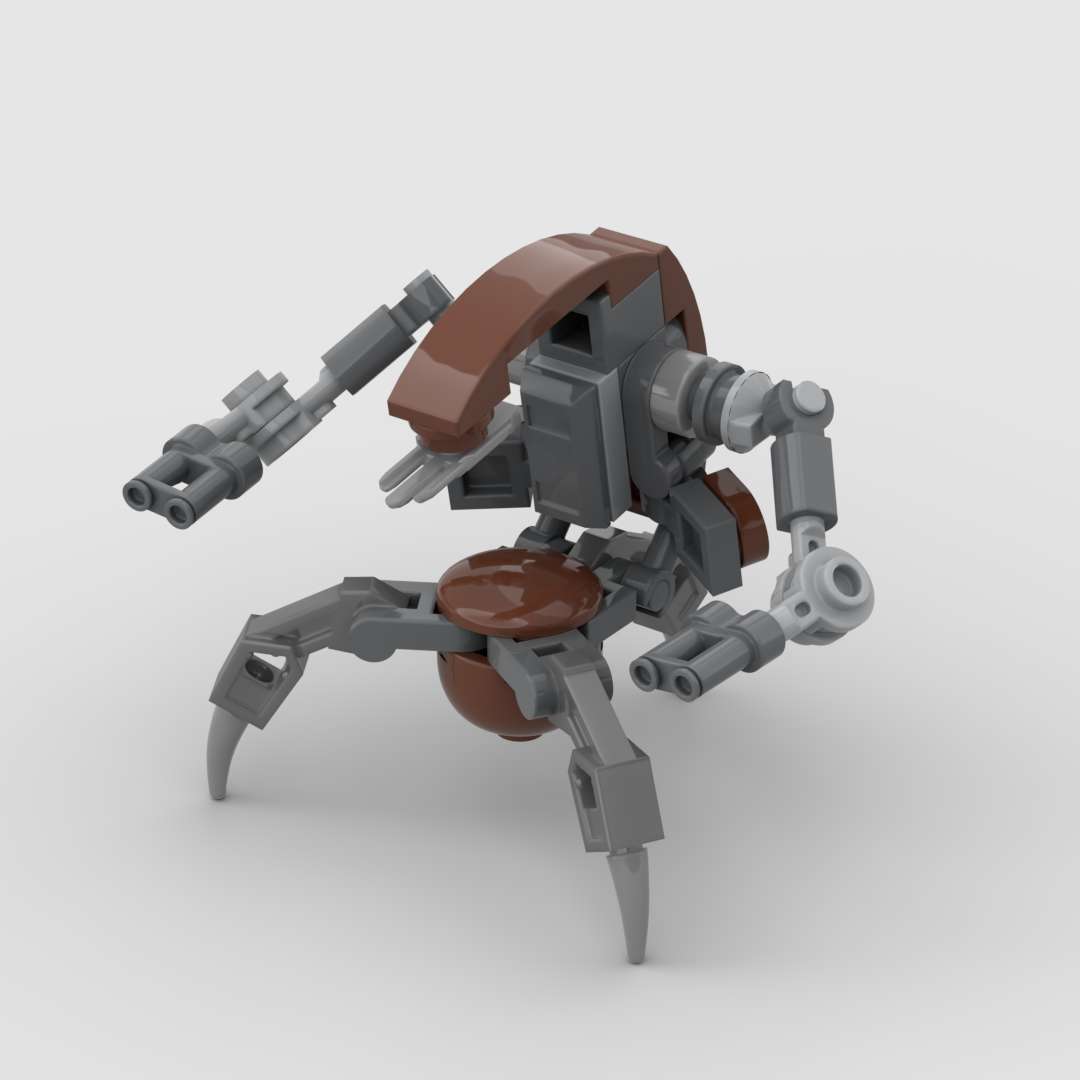 Minifigure scale Droideka