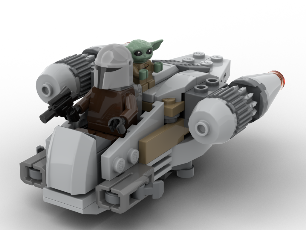 Razor Crest Microfighter MOC (Alt. build 75321 & 75363) (MOC-177557 ...