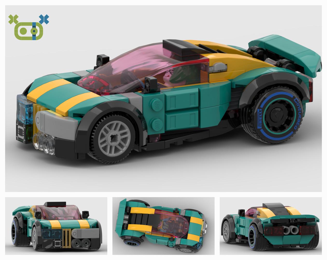 Cyberpunk street dragster