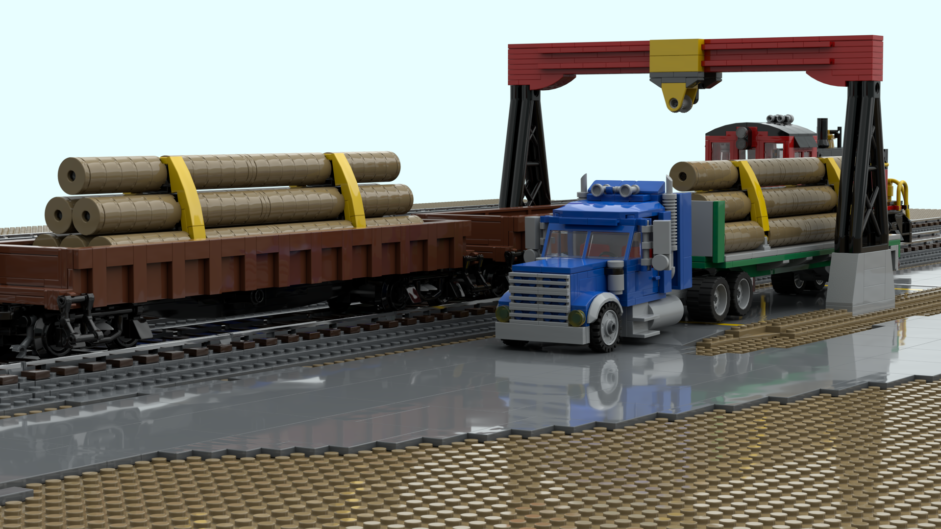 Pipe Load for Trucks and Trains