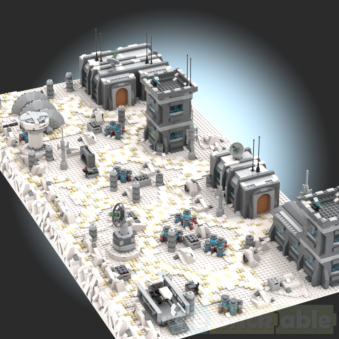 Hoth battle base trenchline