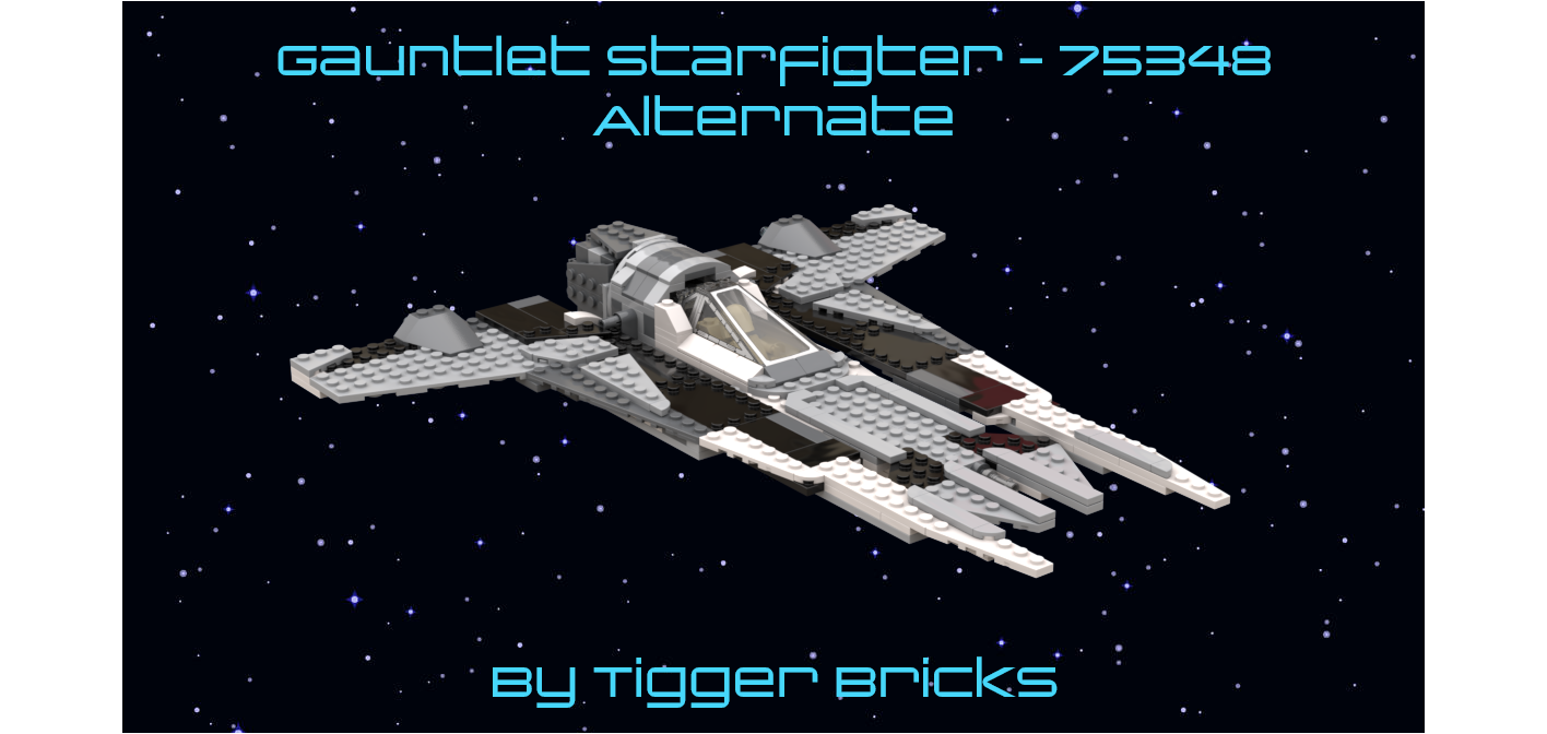 Gauntlet starfighter - 75348 Alternate alternate build