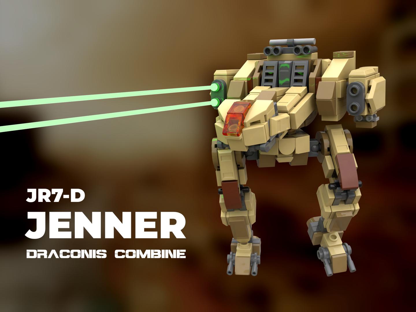 Jenner JR7-D Light Mech, Battletech / Mechwarrior