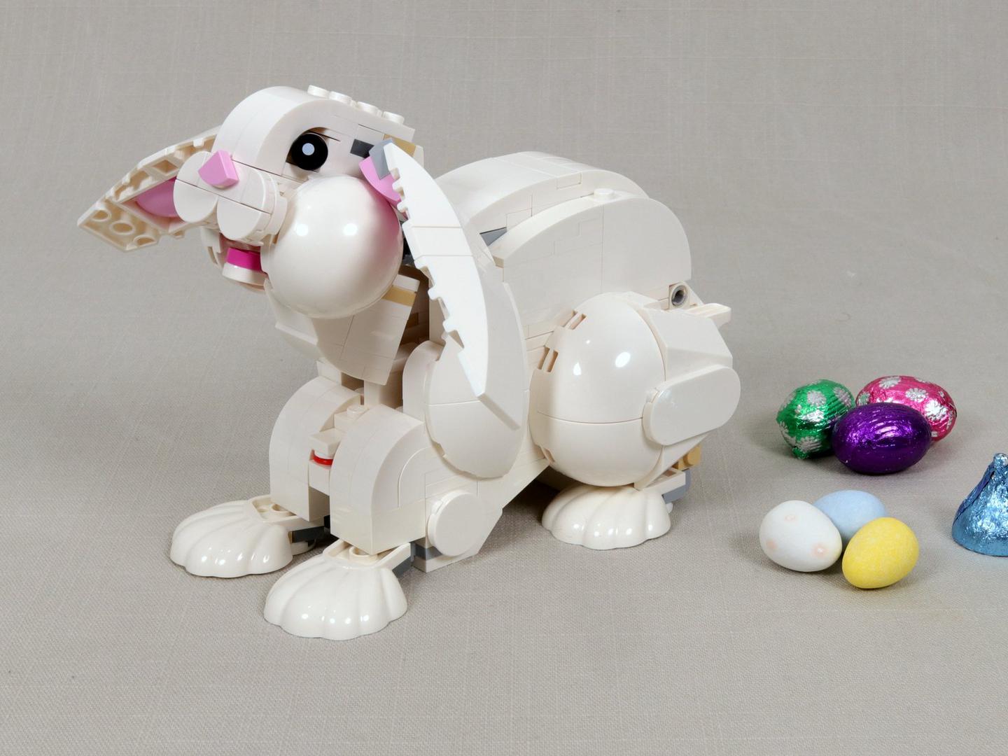 Pooping White Rabbit