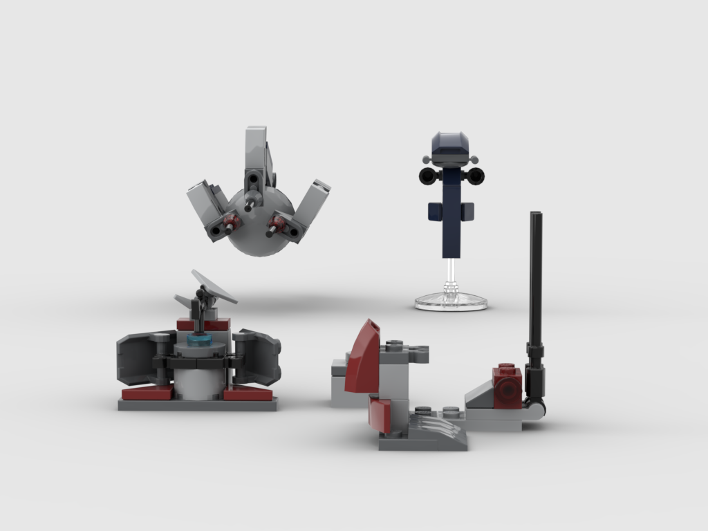 Droid Tri Fighter Attack Alternate build for  75372