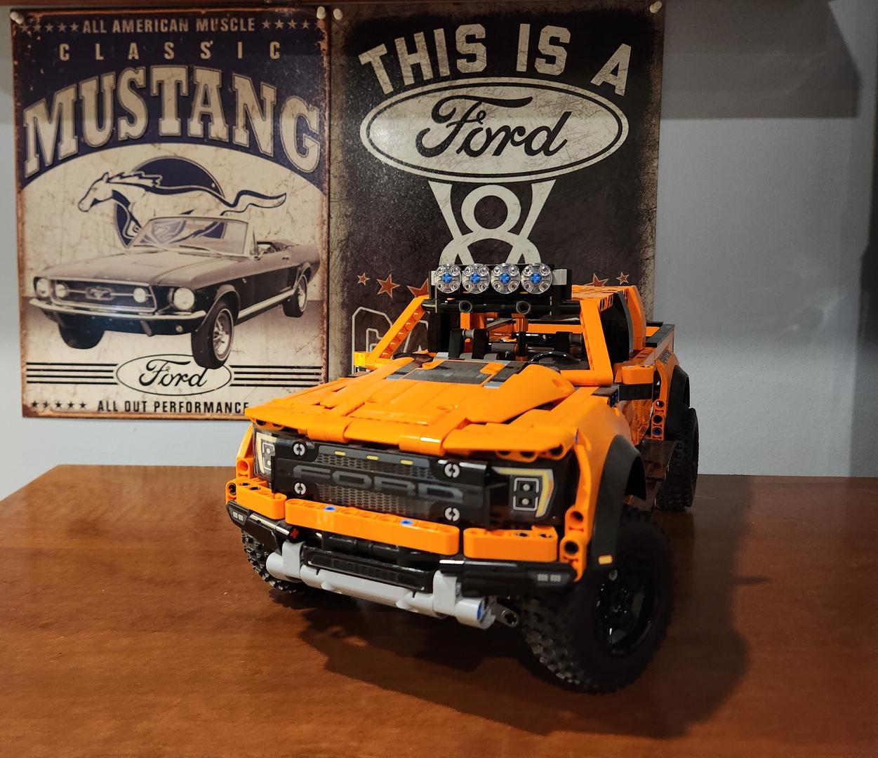 42126 Ford F-150 Raptor with Front Off-Road Lights and Bed Add-Ons (NOW PDF INSTRUCTIONS!)