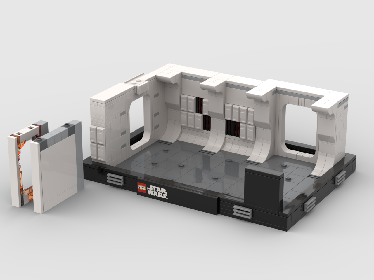 Boarding the Tantive IV Diorama (8x24 studs)