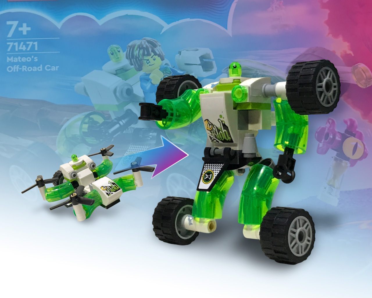 71471 Z-Blob Car Robot alternate build