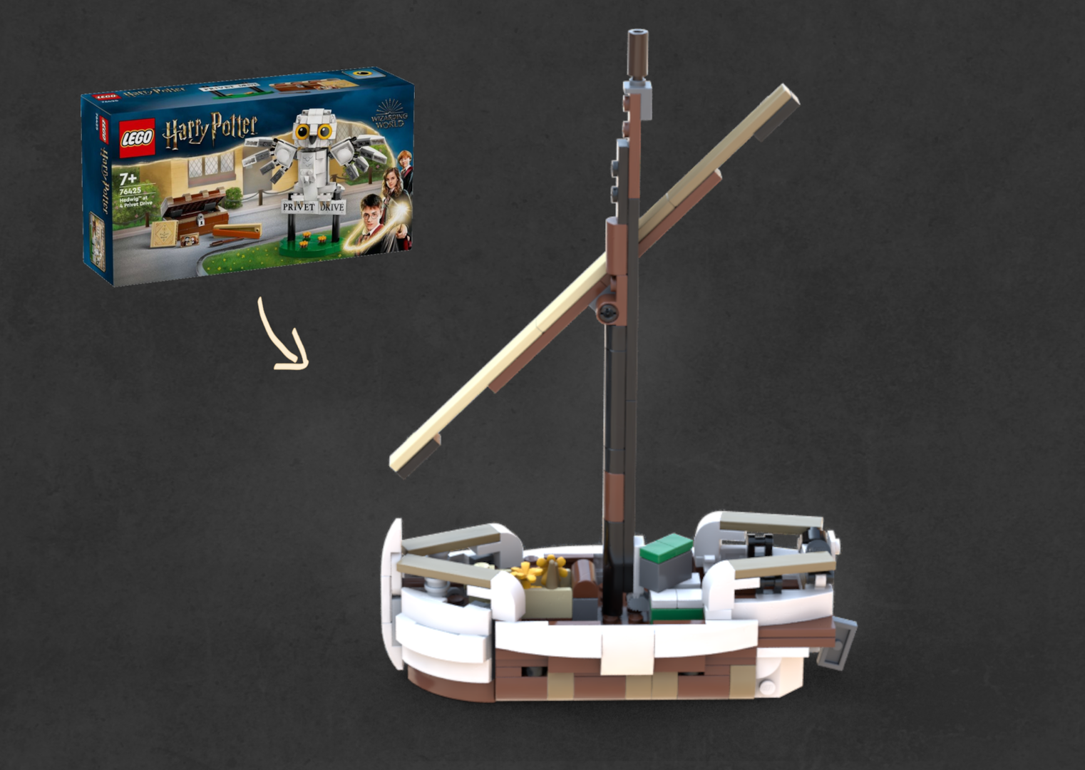 Sailing Boat - Hedwig - Pirates alternate build