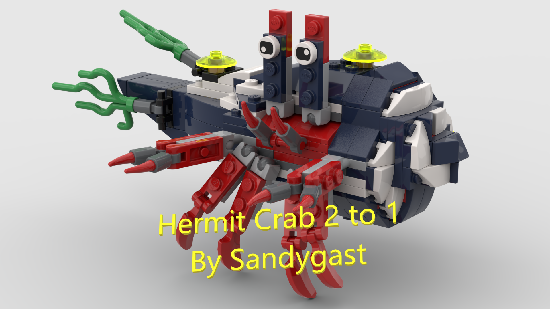Hermit Crab 2 to 1 (MOC-179490) - LEGO MOC | MOC Tracker