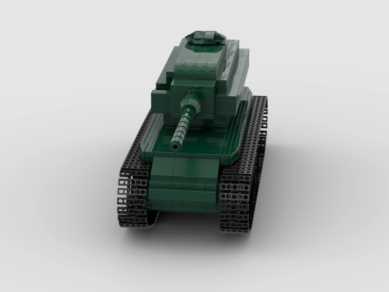 Stridsvagn 74 minifigure scale 2.0
