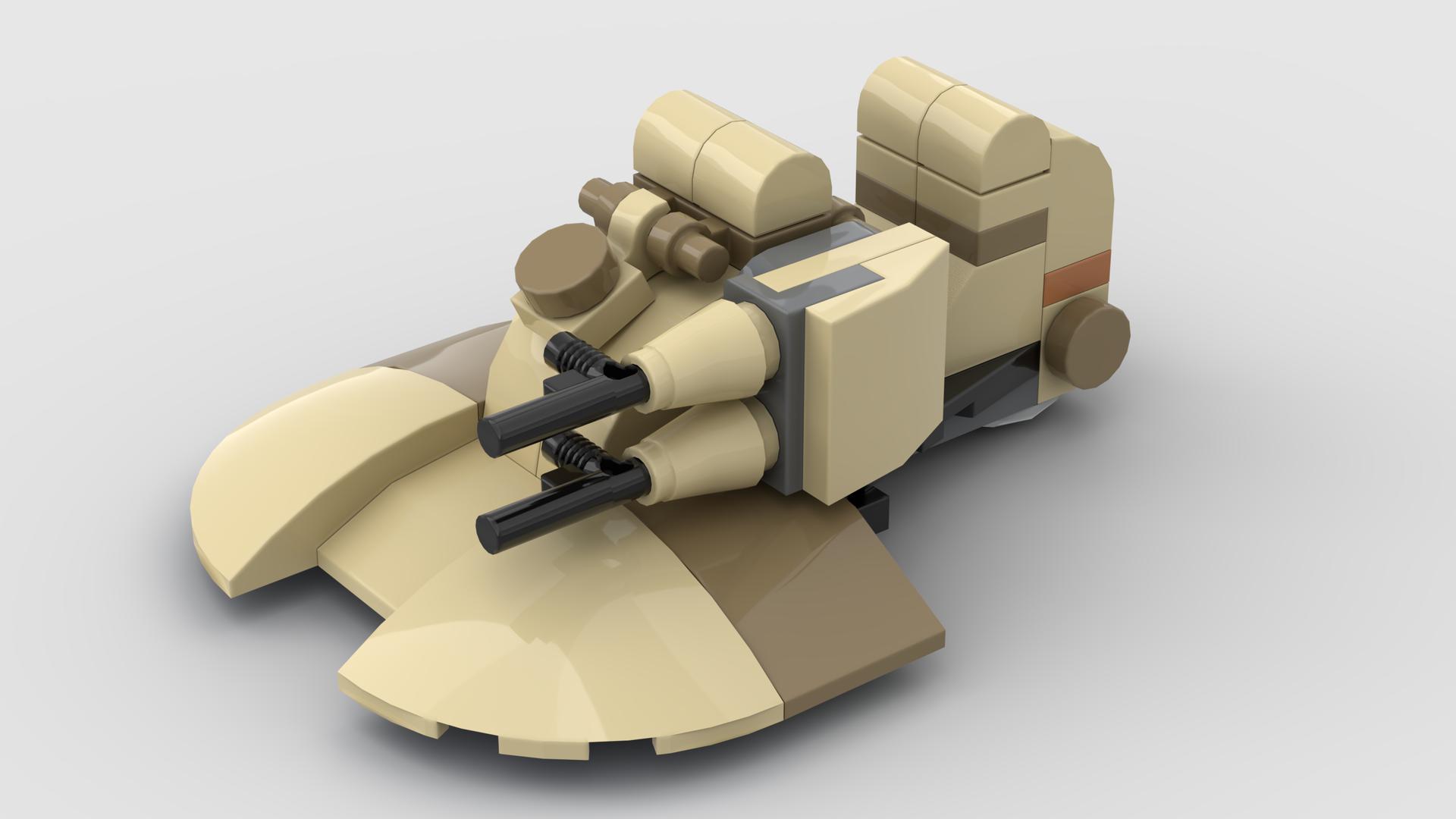 Trade Federation Droid Scout Tank alternate build