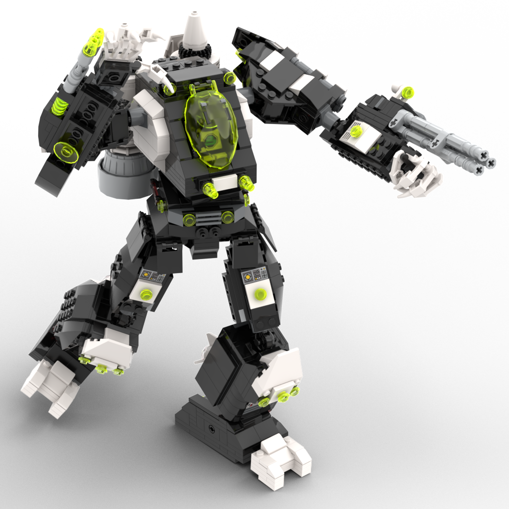Blacktron II Rampager Assault Mecha