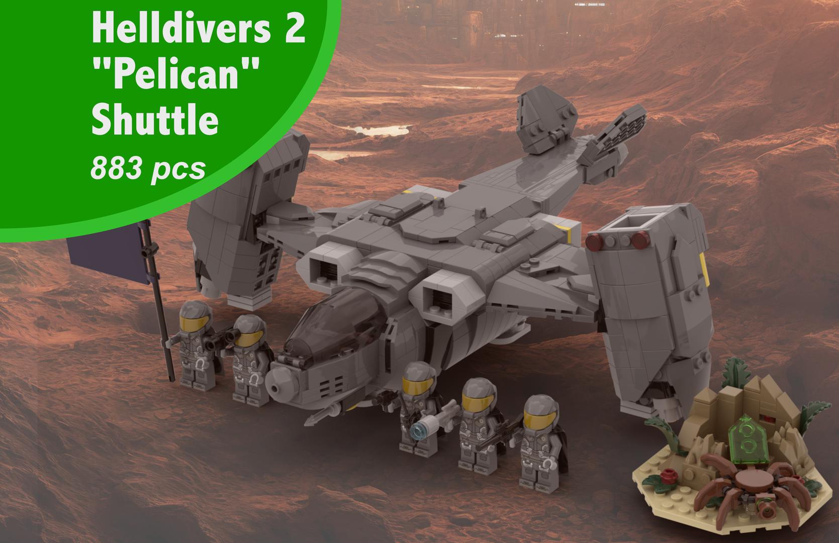 Helldivers 2 "Pelican" Shuttle