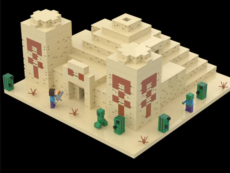 UCS Minifigure-scale Desert Temple