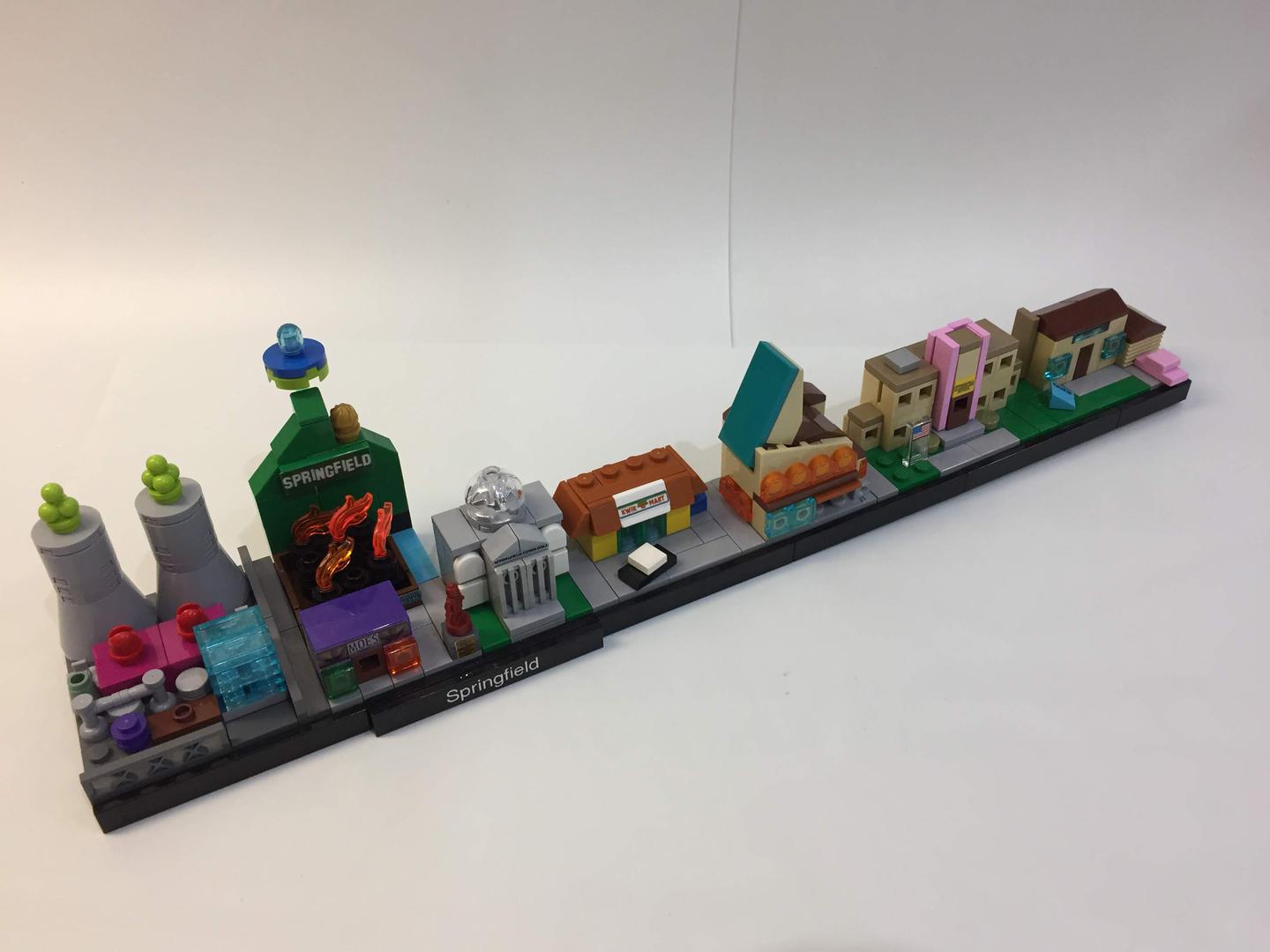 The Simpsons Spingfield Skyline Architecture