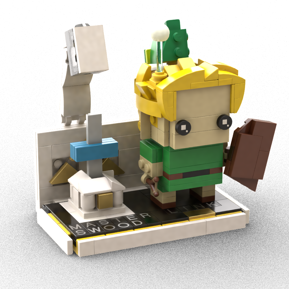 Young Link and Master Sword (Brickheadz)