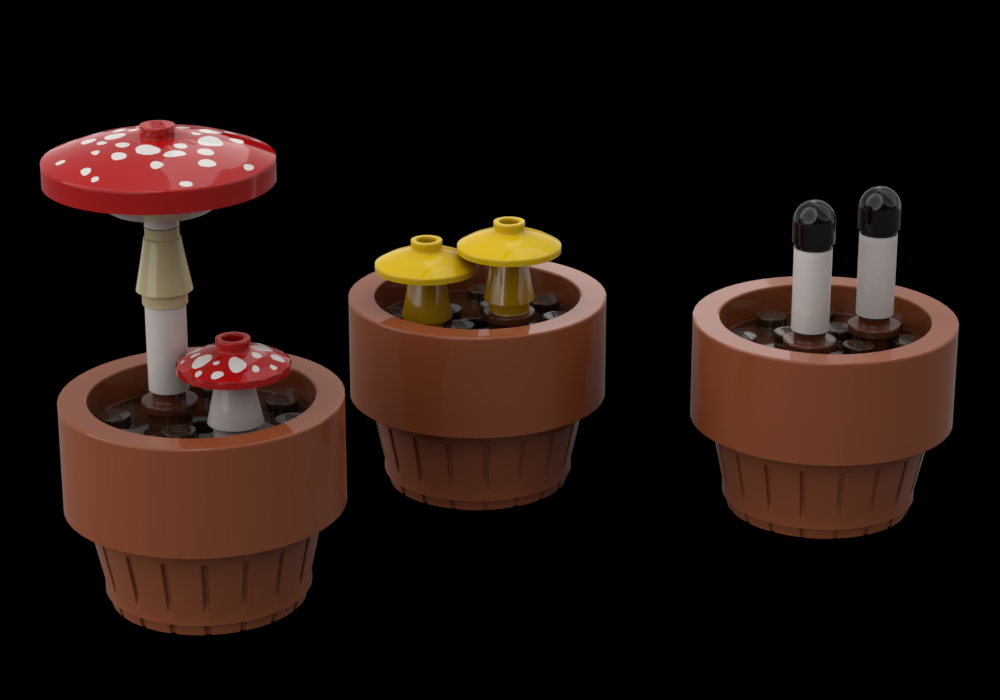 Tiny Mushrooms: Botanical Collection