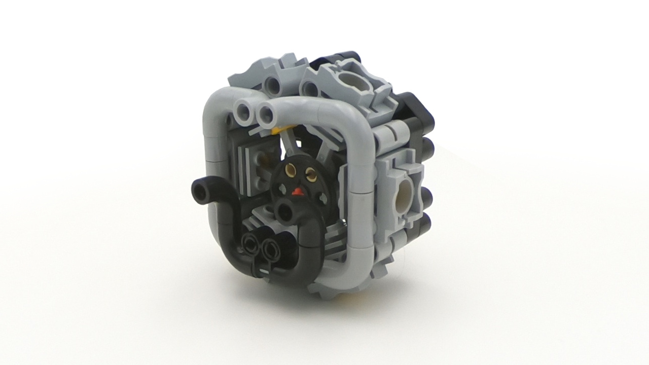 Proper Radial 6 Cylinder Technic Engine