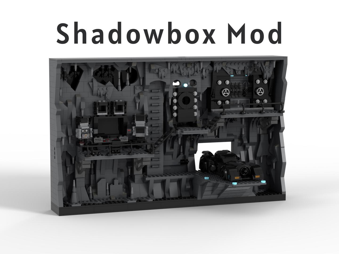 LEGO 76252 Shadowbox Batcave Mod