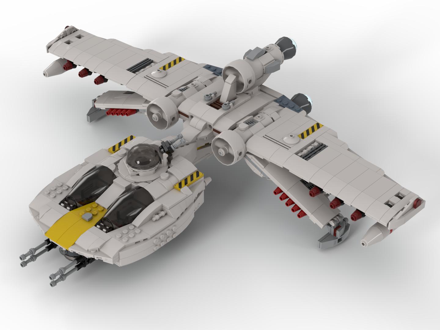 Updated: BTL-S8 K-wing assault starfighter / SW Legends / PDF-instructions