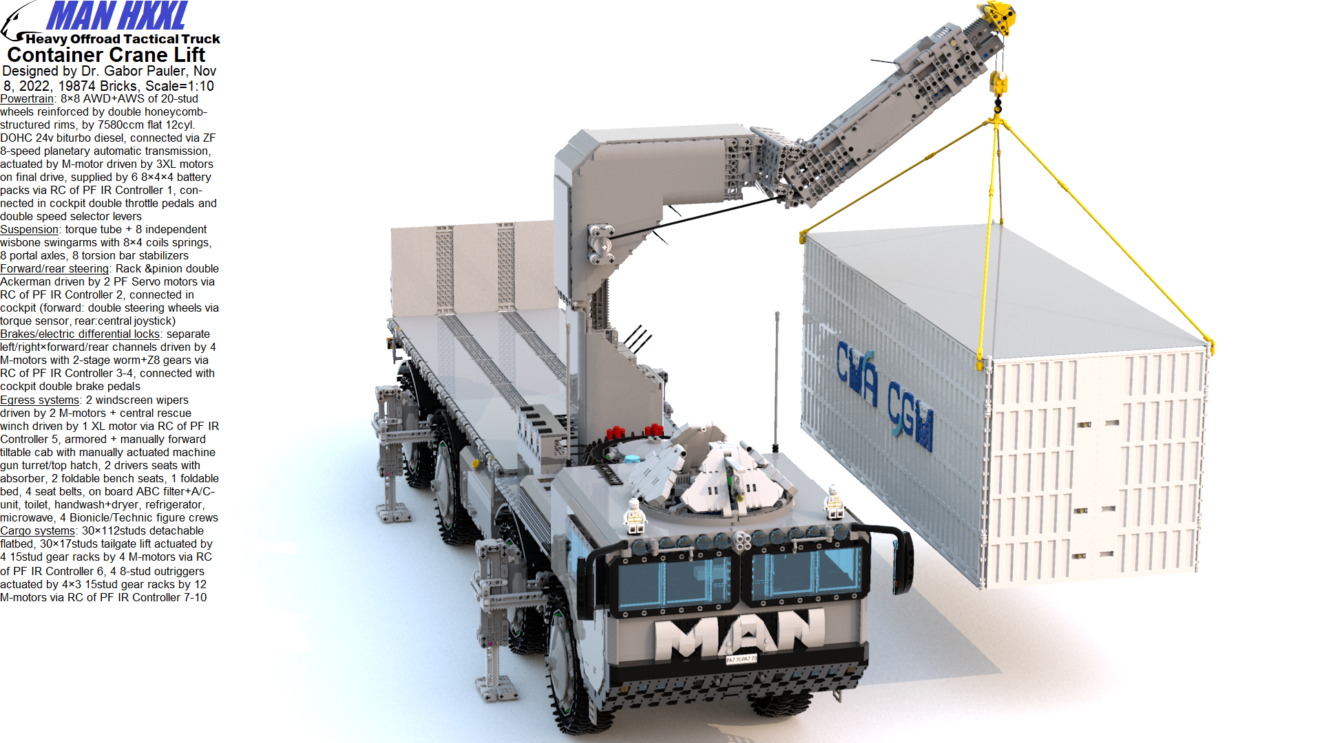 MAN HXXL Heavy Offroad Tactical Truck