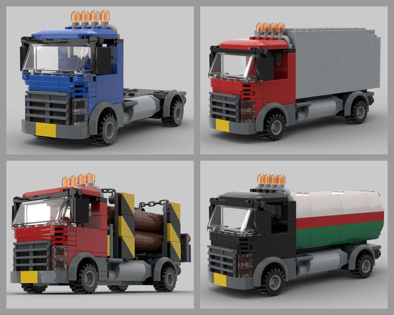 Modular Truck System: Chassis Cab + Attachments