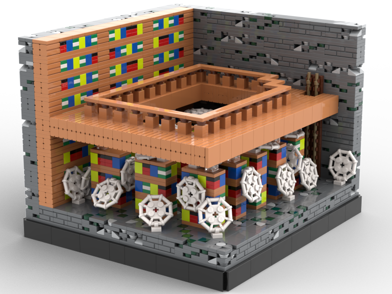 UCS Minecraft Stronghold Library Room