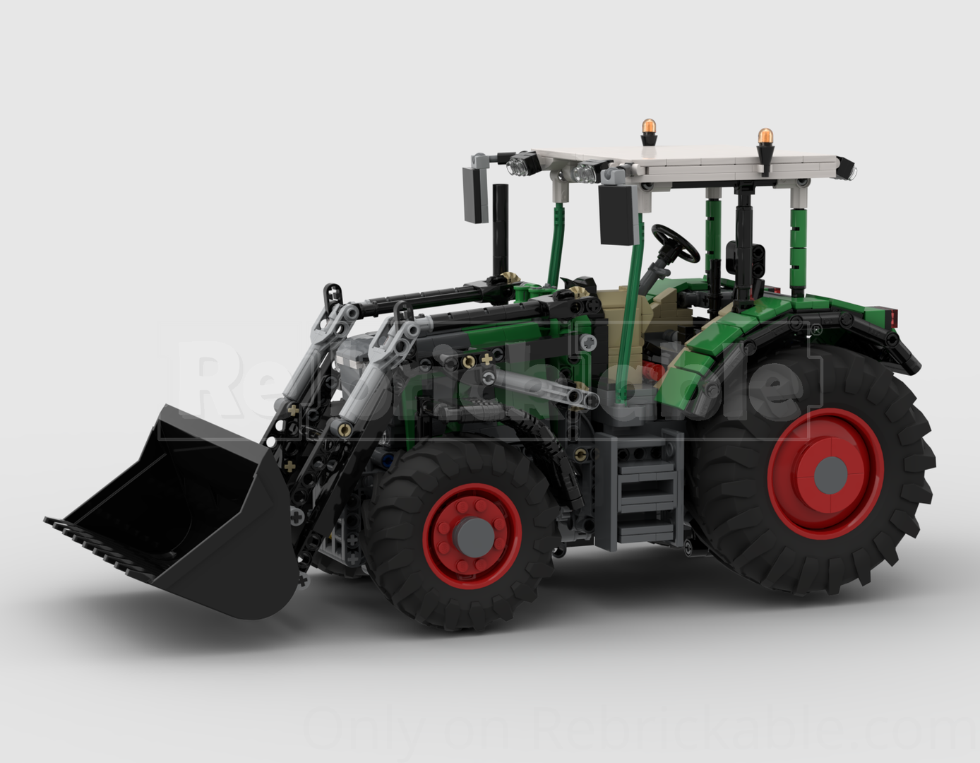 Fendt 600 tractor with front loader