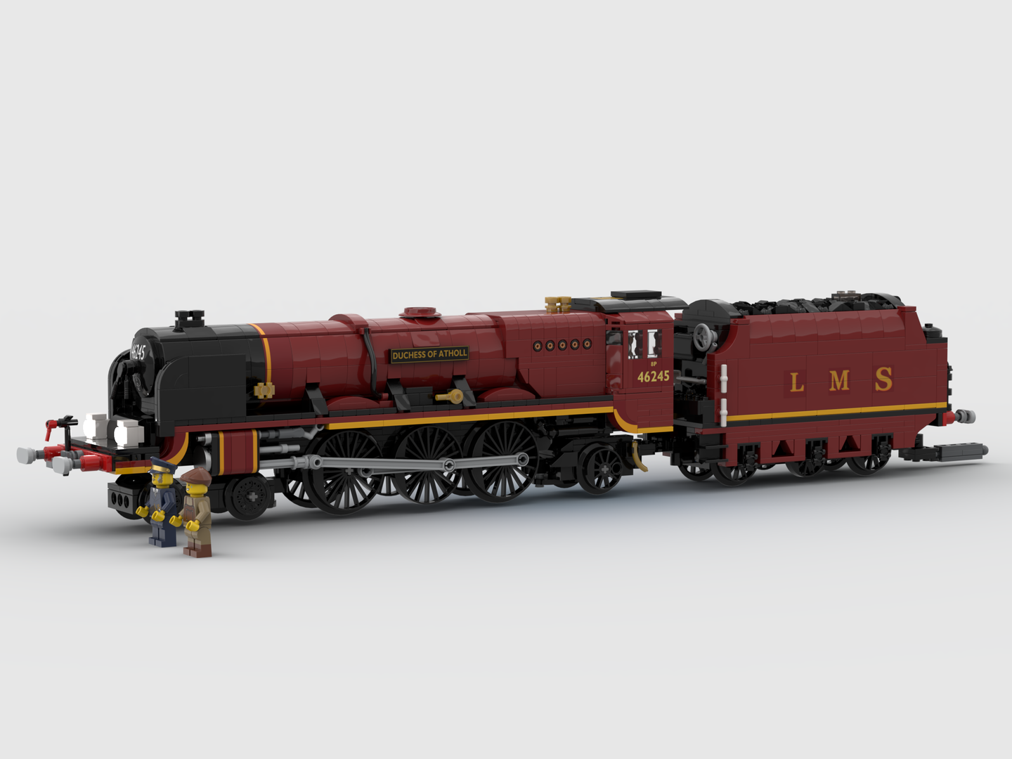 LMS Unstreamlined Princess Coronation Locomotive.