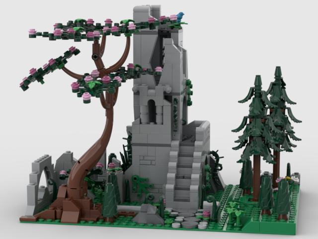 The ruins of the defense tower