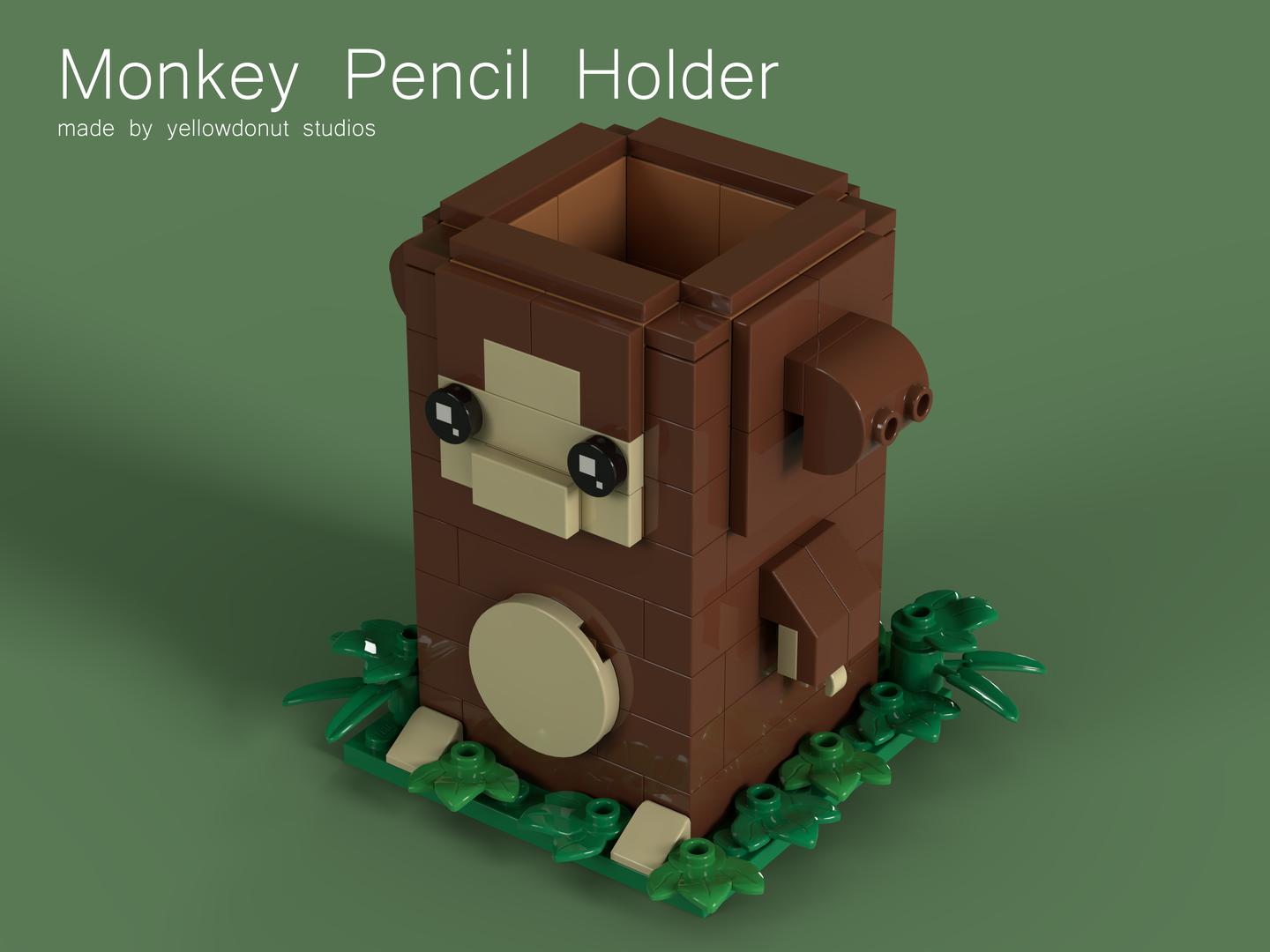 Pencil Holder Monkey