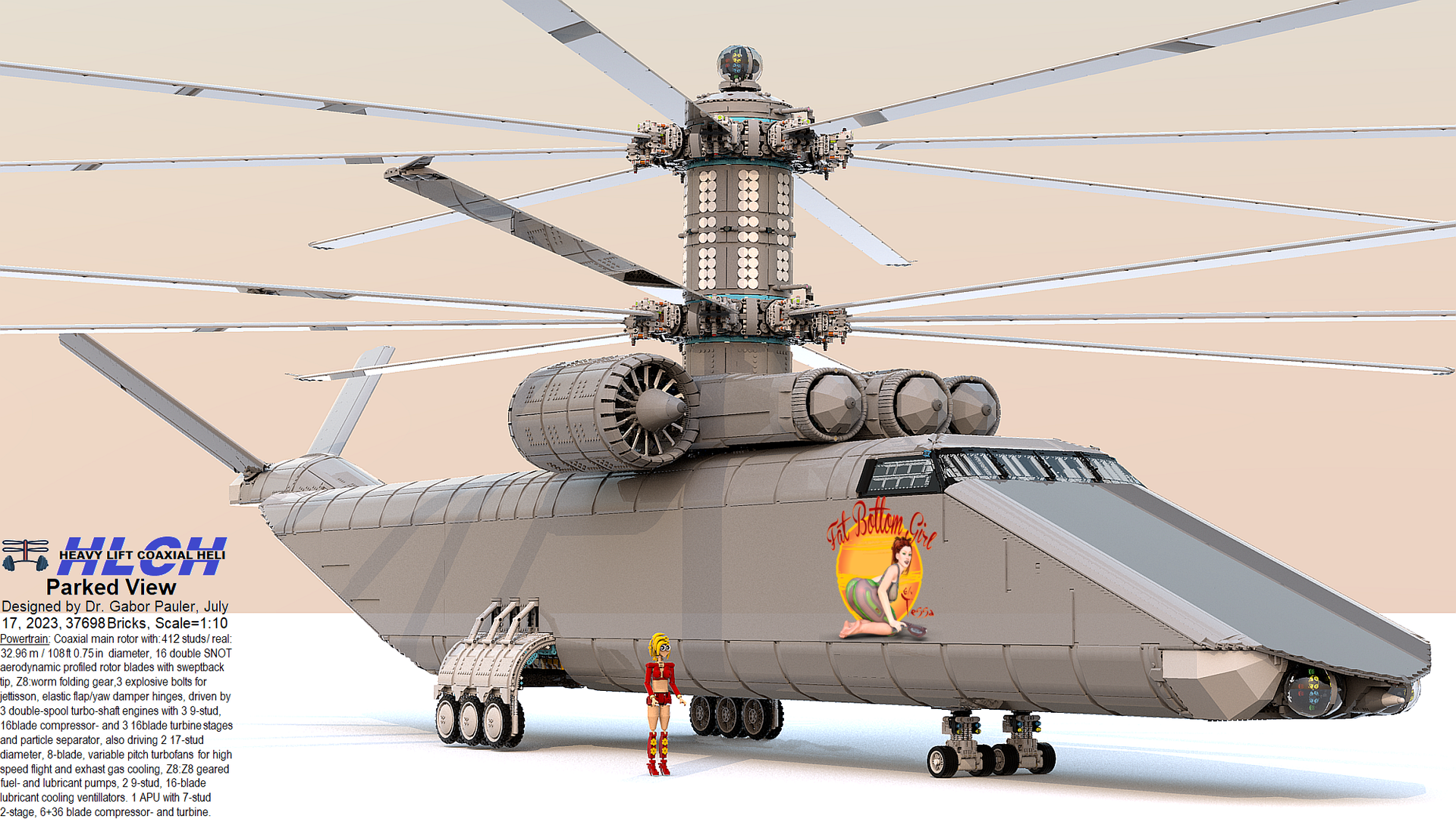Heavy Lift Coaxial Helicopter