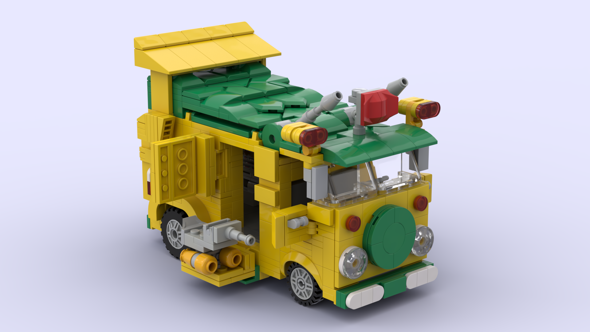 Turtle Party Van parts adjustment version