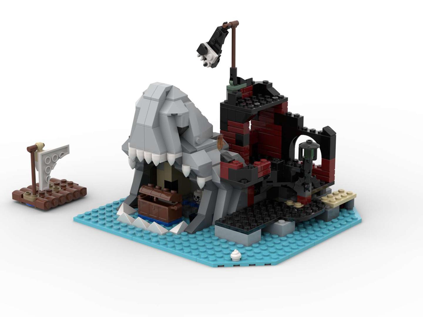 Bigger Scary Pirate Island MOC _40597